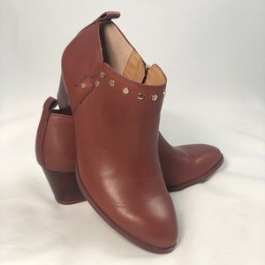 Franco Sarto Geneva Leather Ankle Boots 6M EUC